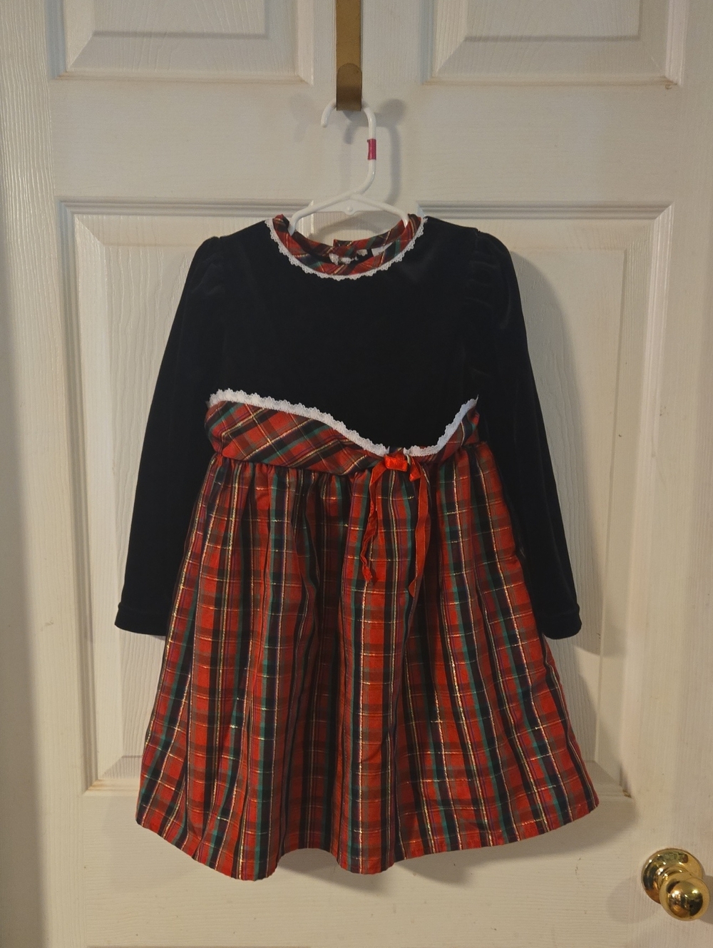 Youngland Velvet Holiday Dress